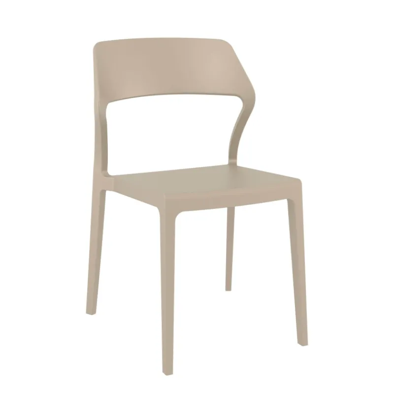 Snow Chaise empilable design en polypropylène* Chaise De Cuisine|Chaise De Salle à Manger