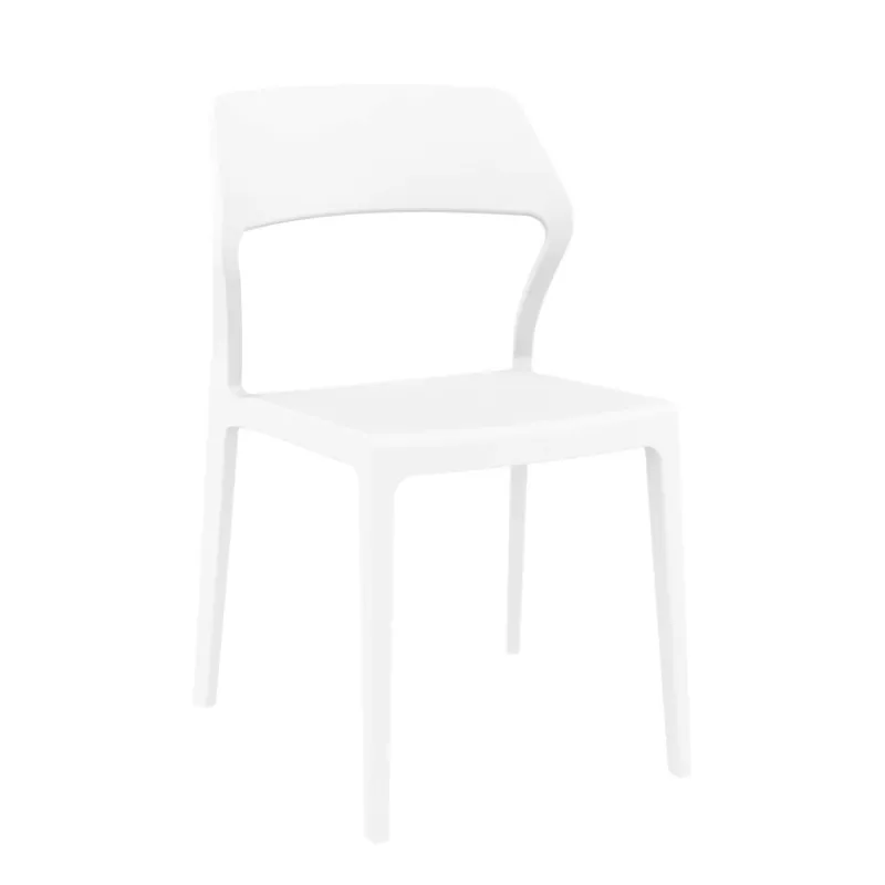Snow Chaise empilable design en polypropylène* Chaise De Cuisine|Chaise De Salle à Manger