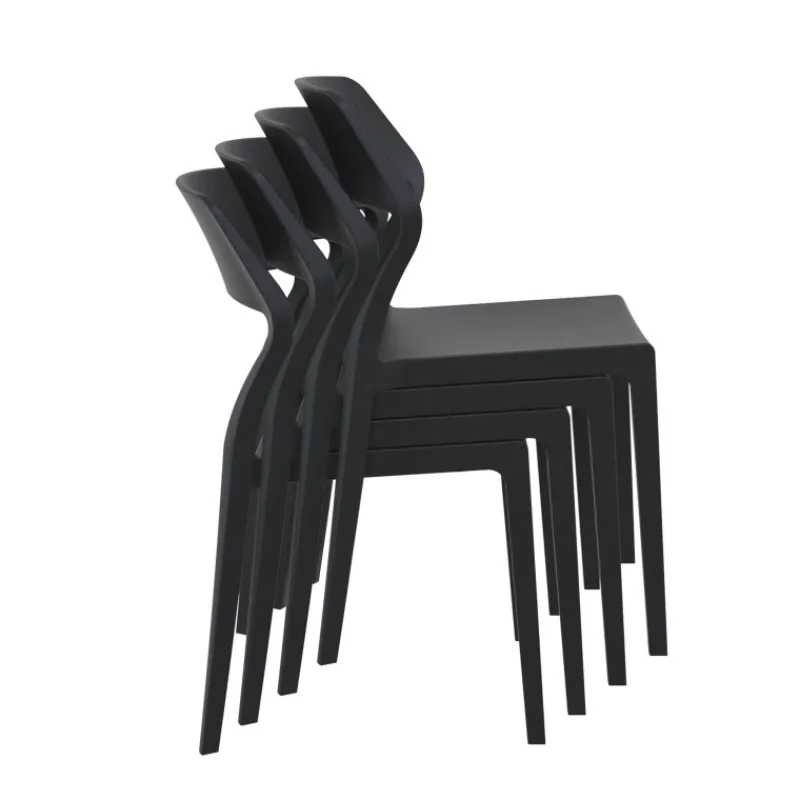 Snow Chaise empilable design en polypropylène* Chaise De Cuisine|Chaise De Salle à Manger