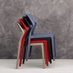 Snow Chaise empilable design en polypropylène* Chaise De Cuisine|Chaise De Salle à Manger