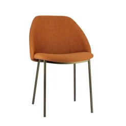 Perfecta Soda Chaise cosy en tissu avec pieds en métal* Chaise De Salle à Manger|Chaise Salon