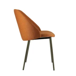 Perfecta Soda Chaise cosy en tissu avec pieds en métal* Chaise De Salle à Manger|Chaise Salon