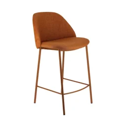 Perfecta Soda Tabouret snack cosy en tissu avec pieds en métal* Tabouret Snack (assise +/- 65 Cm)|Tabouret De Bar (assise +/- 80 Cm)