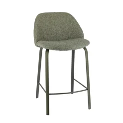 Perfecta Sofia Tabouret snack confortable en tissu avec pieds en métal* Tabouret Snack (assise +/- 65 Cm)|Tabouret De Bar (assise +/- 80 Cm)