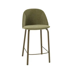Perfecta Sofia Tabouret snack confortable en tissu avec pieds en métal* Tabouret Snack (assise +/- 65 Cm)|Tabouret De Bar (assise +/- 80 Cm)