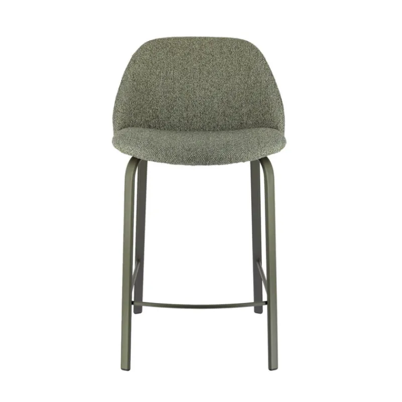 Perfecta Sofia Tabouret snack confortable en tissu avec pieds en métal* Tabouret Snack (assise +/- 65 Cm)|Tabouret De Bar (assise +/- 80 Cm)