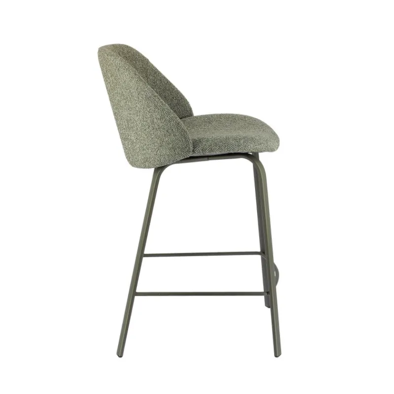 Perfecta Sofia Tabouret snack confortable en tissu avec pieds en métal* Tabouret Snack (assise +/- 65 Cm)|Tabouret De Bar (assise +/- 80 Cm)