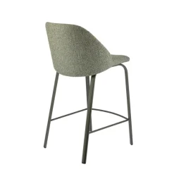 Perfecta Sofia Tabouret snack confortable en tissu avec pieds en métal* Tabouret Snack (assise +/- 65 Cm)|Tabouret De Bar (assise +/- 80 Cm)