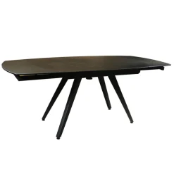 SofiaTable moderne extensible en céramique avec pieds en métal* Table De Salle à Manger