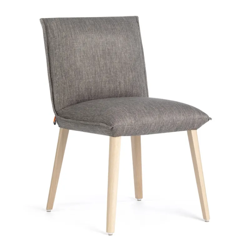 Mobitec Soft ® Chaise en tissu et bois cocooning* Chaise De Salle à Manger|Chaise Salon
