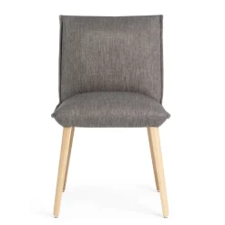 Mobitec Soft ® Chaise en tissu et bois cocooning* Chaise De Salle à Manger|Chaise Salon