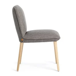Mobitec Soft ® Chaise en tissu et bois cocooning* Chaise De Salle à Manger|Chaise Salon