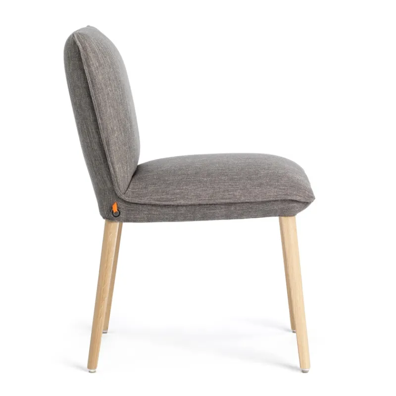 Mobitec Soft ® Chaise en tissu et bois cocooning* Chaise De Salle à Manger|Chaise Salon