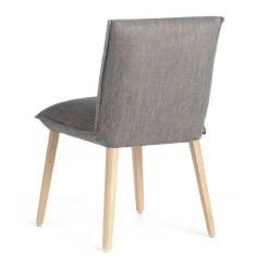 Mobitec Soft ® Chaise en tissu et bois cocooning* Chaise De Salle à Manger|Chaise Salon