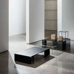 Sovet Italia Spider Sovet® Table basse design rectangulaire en verre* Table De Salon
