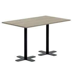 Perfecta Spinner 2 Table hauteur 90 cm rectangulaire en stratifié avec deux pieds* Table De Cuisine
