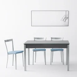 Cancio Spirit Chaise de cuisine moderne en synthétique et métal* Chaise De Cuisine