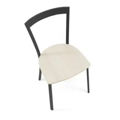 Cancio Spirit Chaise de cuisine métal et bois* Chaise De Cuisine