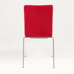 Midj Star ® Chaise moderne empilable en tissu et métal* Chaise De Salle à Manger