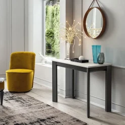 La primavera Steave Console extensible rectangulaire en stratifié* Table Pour Petit Espace