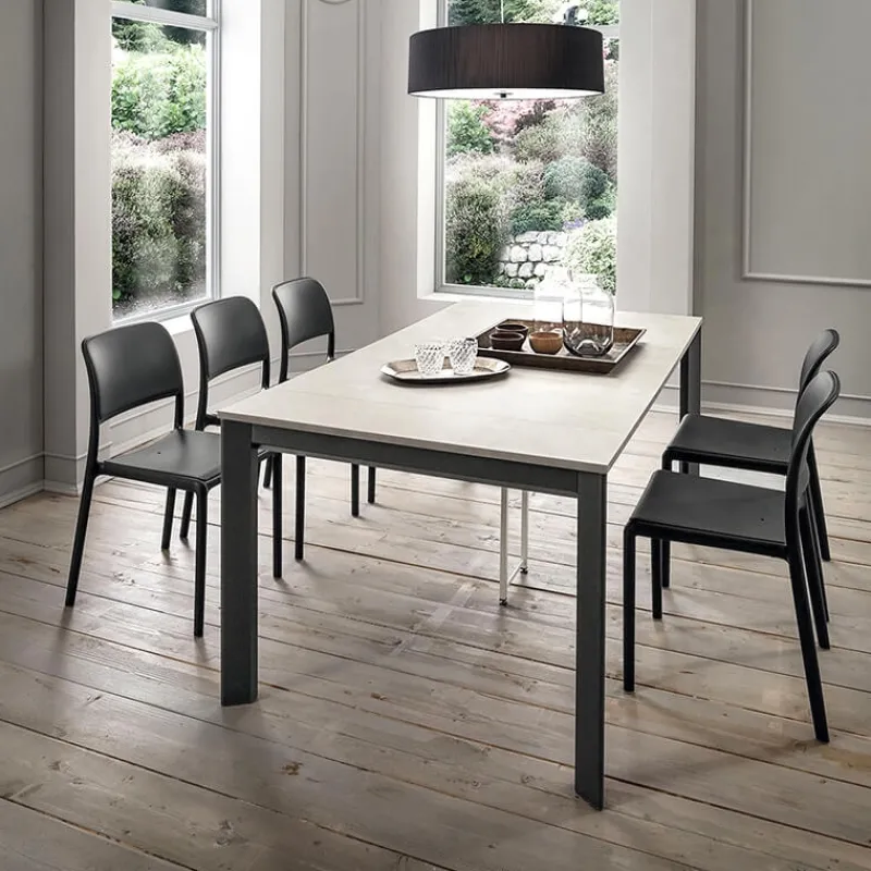 La primavera Steave Console extensible rectangulaire en stratifié* Table Pour Petit Espace