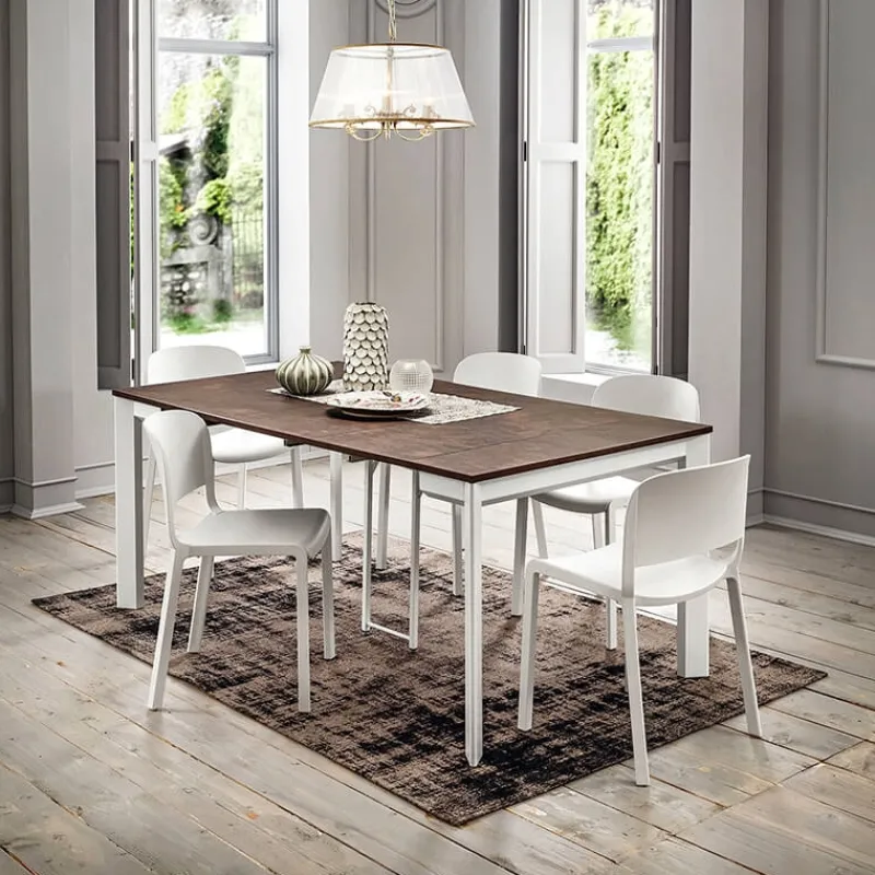 La primavera Steave Console extensible rectangulaire en stratifié* Table Pour Petit Espace