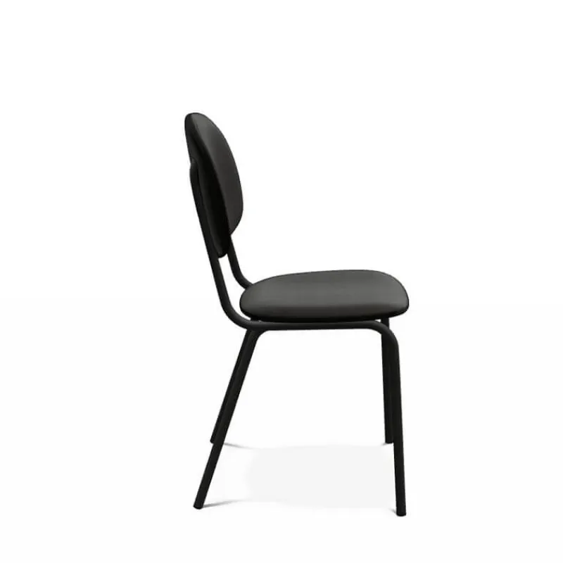 Perfecta STR5 Chaise contemporaine en métal et en tissu fabriquée en Belgique* Chaise De Salle à Manger
