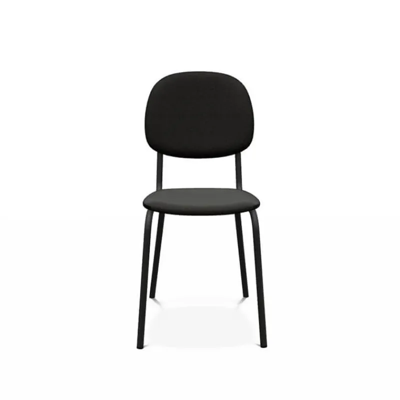 Perfecta STR5 Chaise contemporaine en métal et en tissu fabriquée en Belgique* Chaise De Salle à Manger