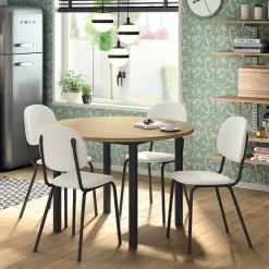 Perfecta STR5 Chaise de cuisine en simili et métal* Chaise De Cuisine