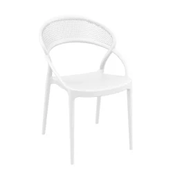 Sunset Chaise design de jardin empilable en polypropylène* Chaise De Jardin