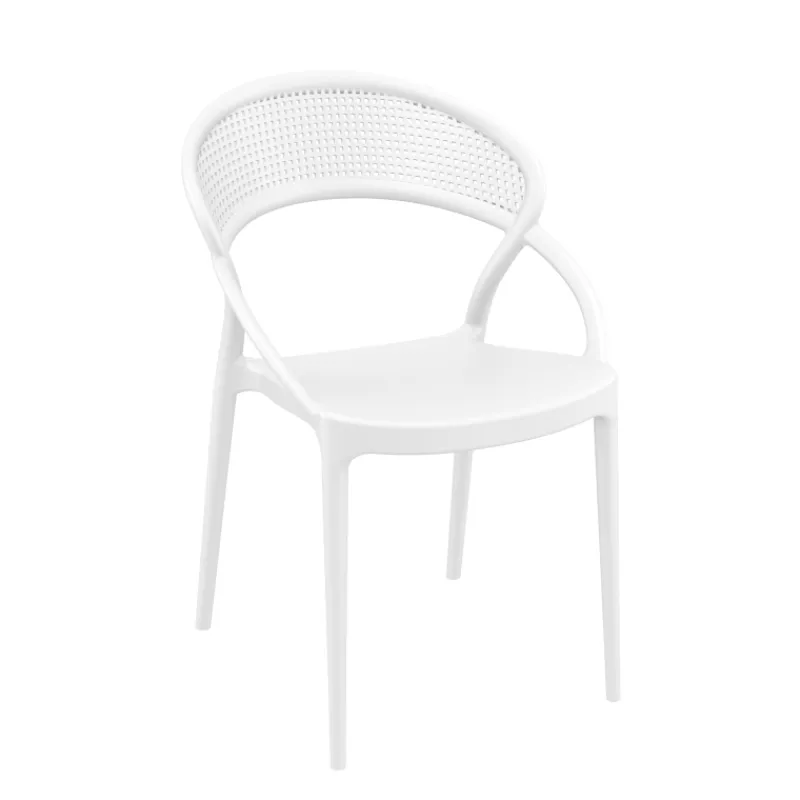 Sunset Chaise design de jardin empilable en polypropylène* Chaise De Jardin