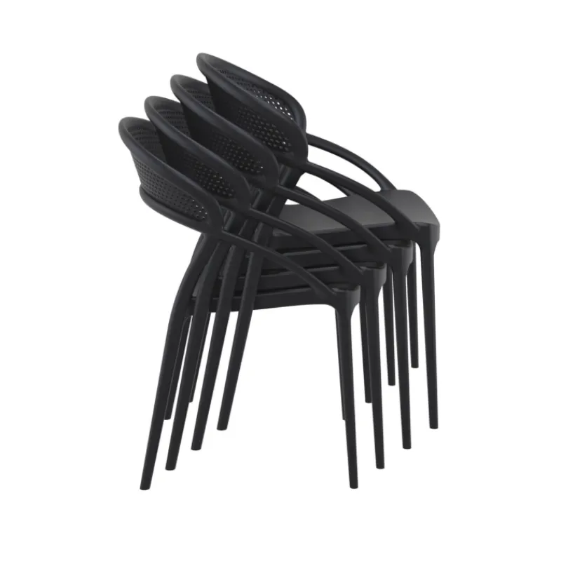 Sunset Chaise design de jardin empilable en polypropylène* Chaise De Jardin