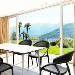 Sunset Chaise design empilable en polypropylène* Chaise De Cuisine|Chaise De Salle à Manger