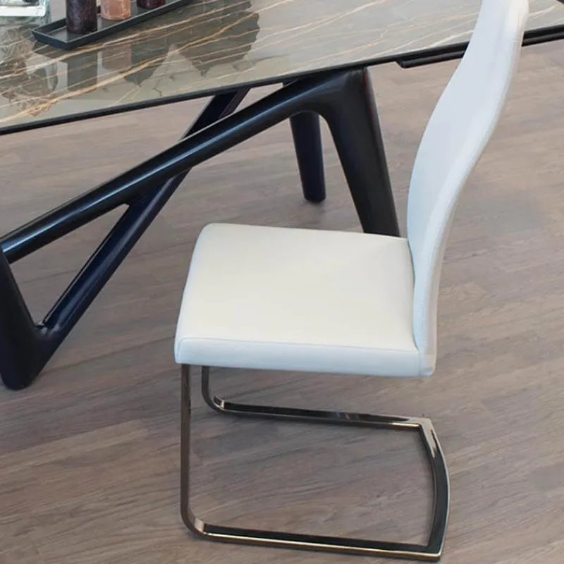 Peressini Sveva SLH Chaise de salle à manger italienne pieds luge* Chaise De Cuisine|Chaise De Salle à Manger