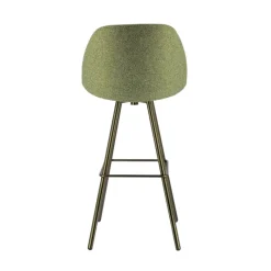 Perfecta Swiftie Tabouret de bar pivotant en tissu et pieds métal* Tabouret De Bar (assise +/- 80 Cm)