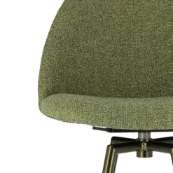 Perfecta Swiftie Tabouret de bar pivotant en tissu et pieds métal* Tabouret De Bar (assise +/- 80 Cm)