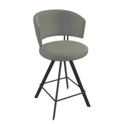 Perfecta Tabouret haut design pivotant en simili – Allure* Tabouret Snack (assise +/- 65 Cm)|Tabouret De Bar (assise +/- 80 Cm)