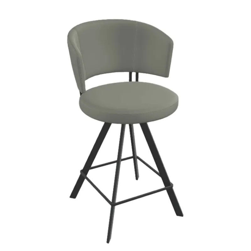 Perfecta Tabouret haut design pivotant en simili – Allure* Tabouret Snack (assise +/- 65 Cm)|Tabouret De Bar (assise +/- 80 Cm)