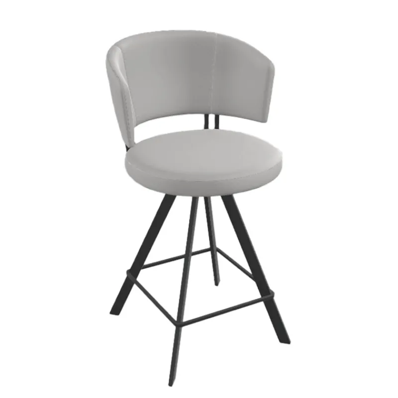 Perfecta Tabouret haut design pivotant en simili – Allure* Tabouret Snack (assise +/- 65 Cm)|Tabouret De Bar (assise +/- 80 Cm)