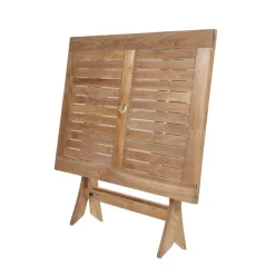 Medicis TanamaTable de jardin rectangulaire pliante en teck massif* Table De Jardin