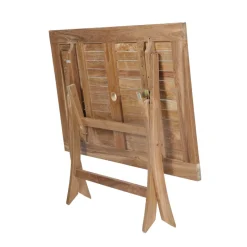 Medicis TanamaTable de jardin rectangulaire pliante en teck massif* Table De Jardin
