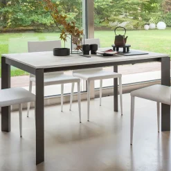 Altacom Teorema Table de salle à manger extensible en céramique* Table De Salle à Manger