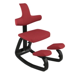 Varier ThatSit ® Chaise de bureau ergonomique à bascule en tissu et bois* Chaise Pour Chambre|Chaise De Bureau