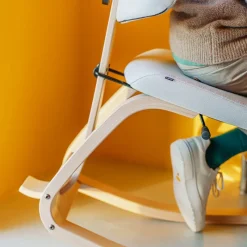 Varier ThatSit ® Chaise de bureau ergonomique à bascule en tissu et bois* Chaise Pour Chambre|Chaise De Bureau