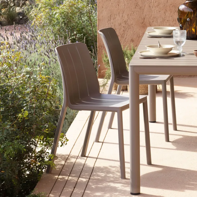 Tiberina Chaise de jardin empilable en polypropylène* Chaise De Jardin