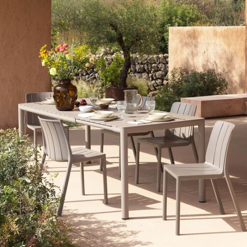 Tiberina Chaise de jardin empilable en polypropylène* Chaise De Jardin