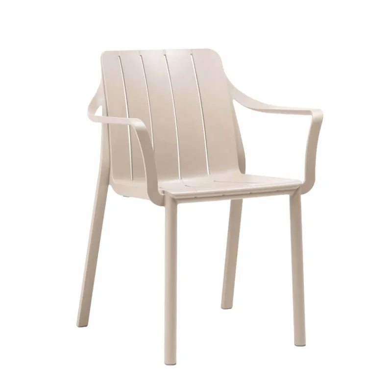 Tiberina Fauteuil de jardin empilable en polypropylène* Fauteuil De Jardin