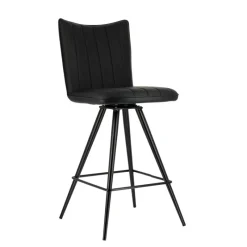 TiméoTabouret snack pivotant avec pieds obliques* Tabouret De Bar (assise +/- 80 Cm)|Chaise De Salle à Manger