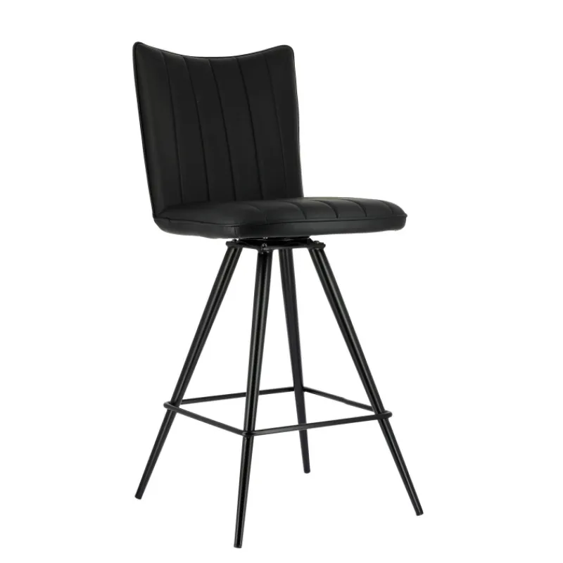 TiméoTabouret snack pivotant avec pieds obliques* Tabouret De Bar (assise +/- 80 Cm)|Chaise De Salle à Manger