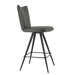 TiméoTabouret snack pivotant avec pieds obliques* Tabouret De Bar (assise +/- 80 Cm)|Chaise De Salle à Manger
